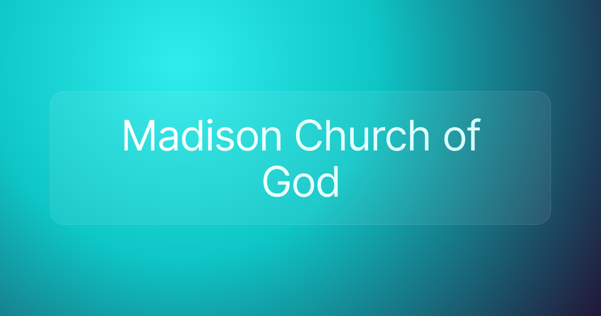 Madison Church of God