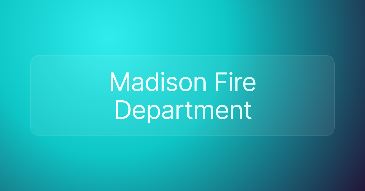 Madison Fire Department