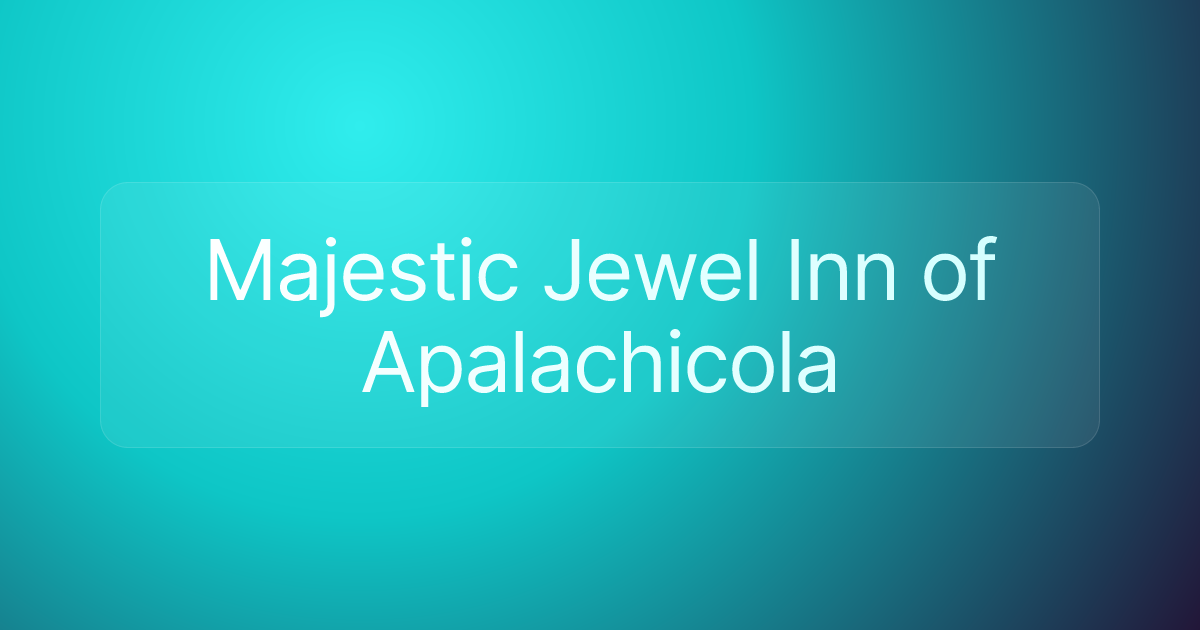 Majestic Jewel Inn of Apalachicola