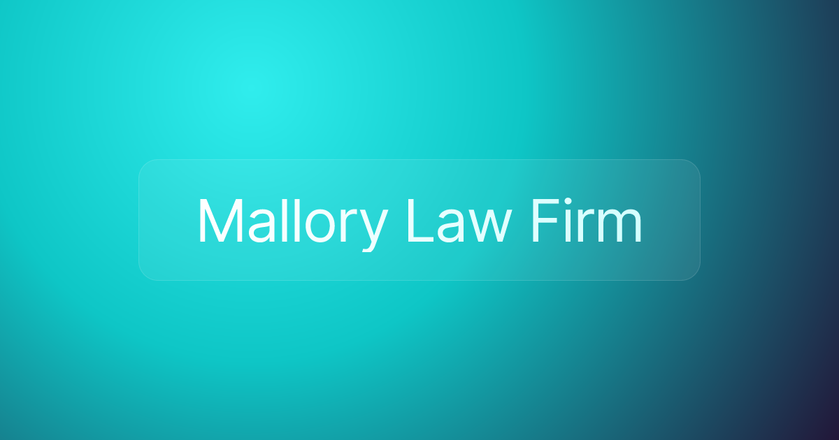 Mallory Law Firm