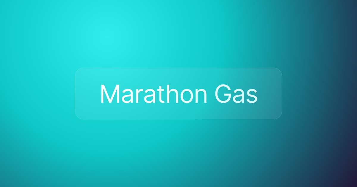 Marathon Gas