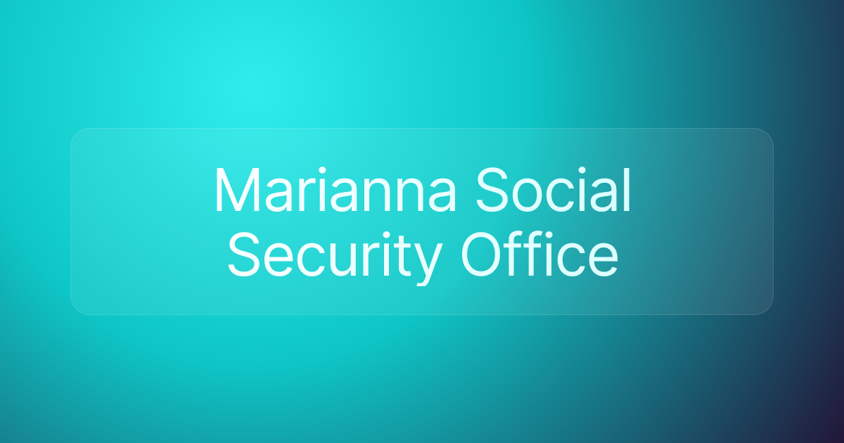 Marianna Social Security Office