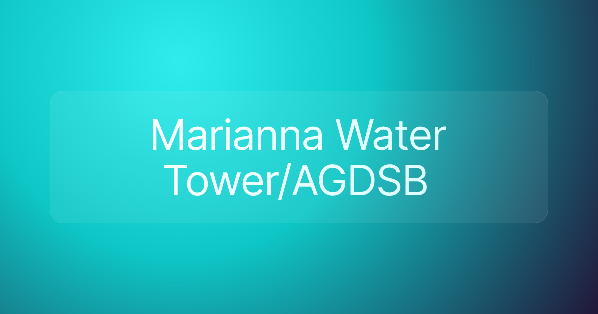Marianna Water Tower/AGDSB
