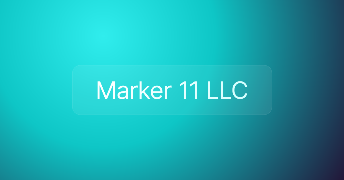 Marker 11 LLC