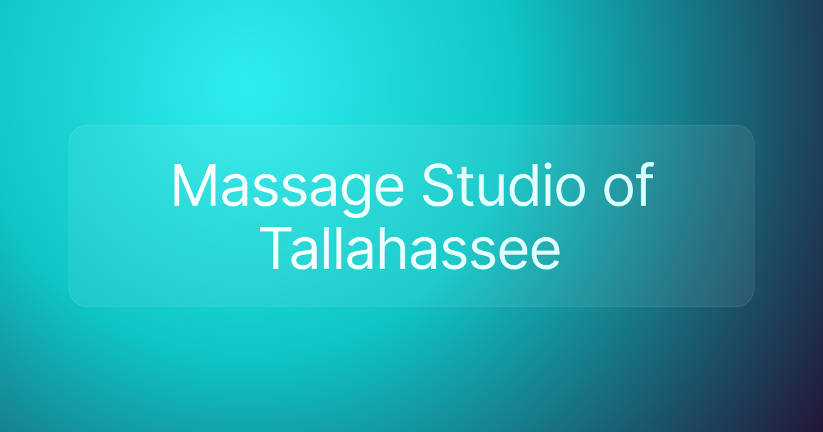 Massage Studio of Tallahassee