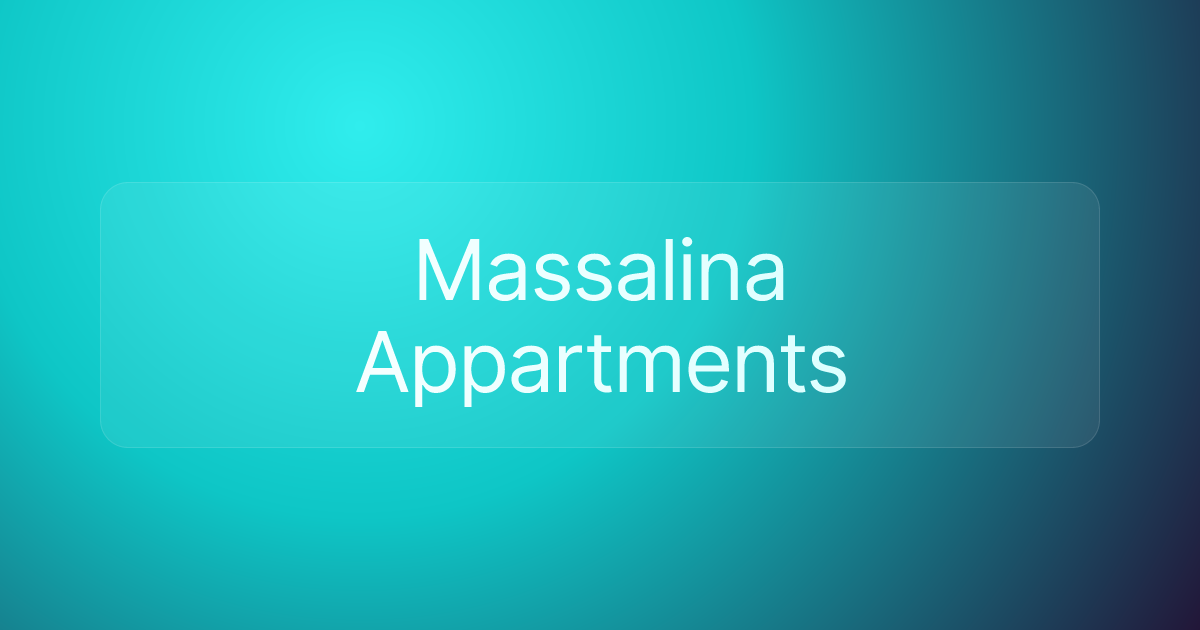 Massalina Appartments
