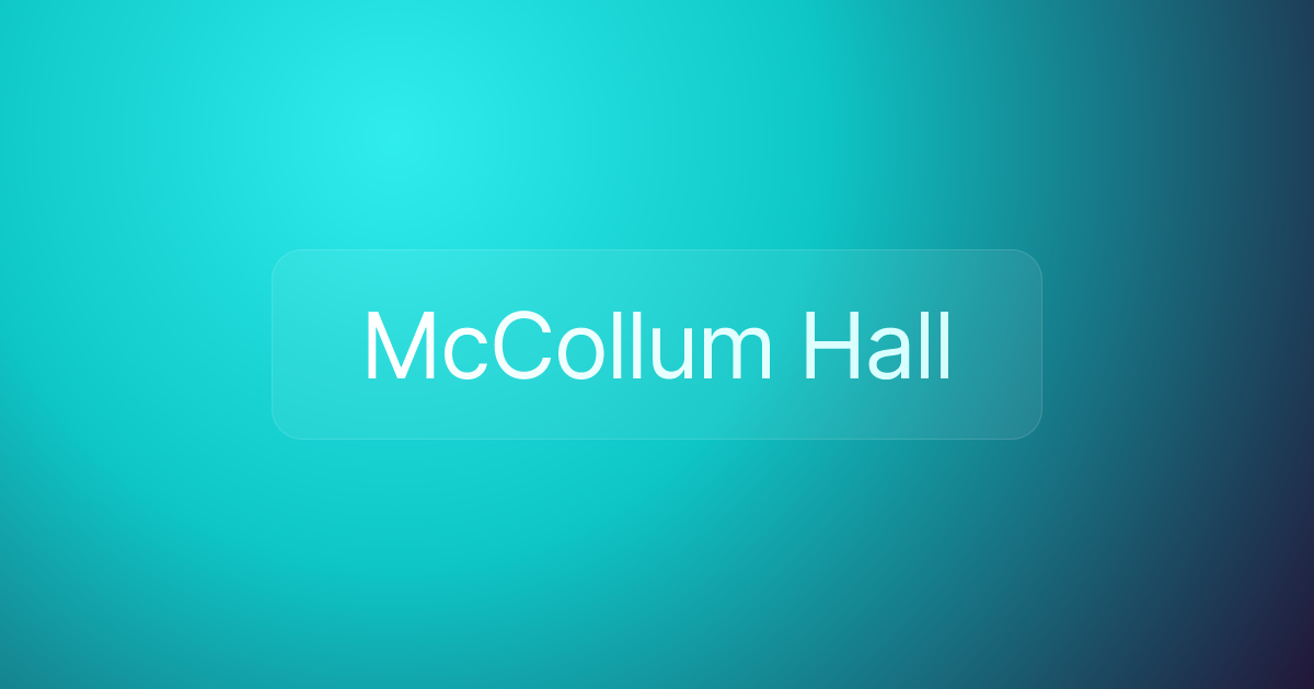 McCollum Hall