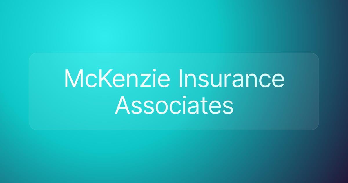 McKenzie Insurance Associates