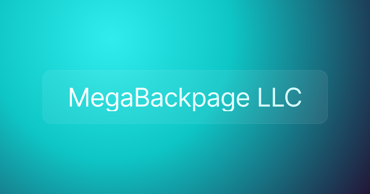 MegaBackpage LLC