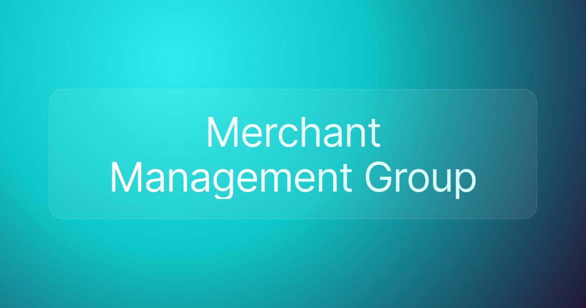 Merchant Management Group