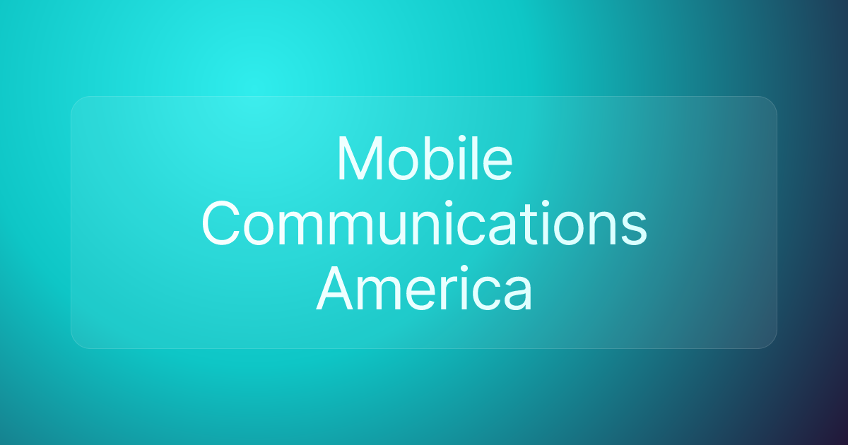 Mobile Communications America