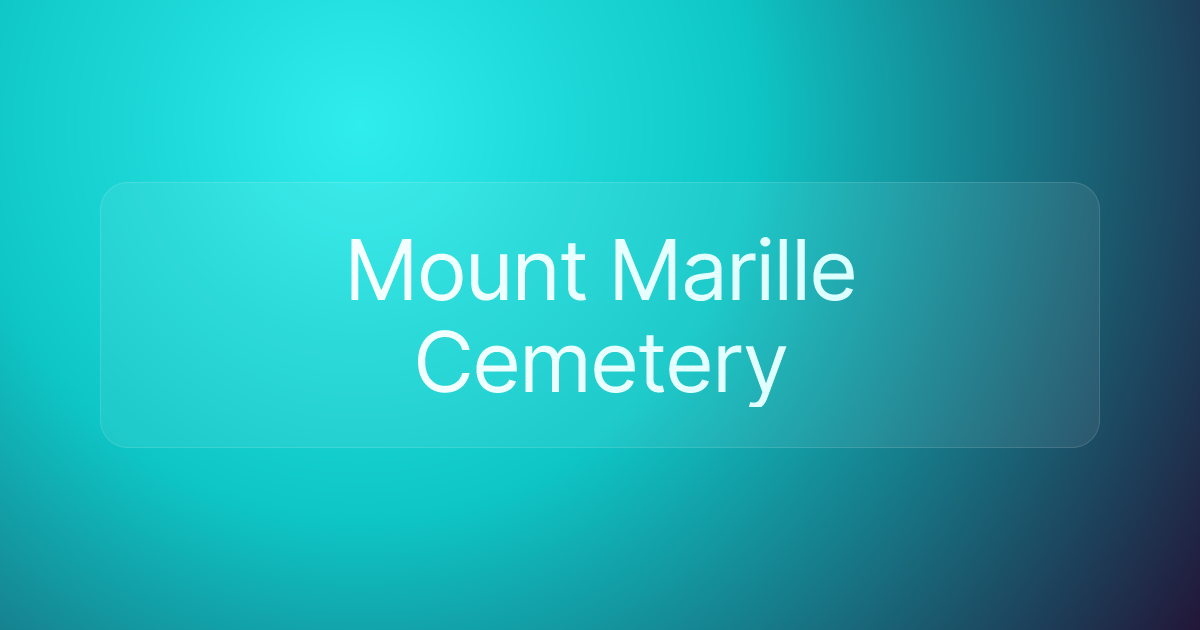 Mount Marille Cemetery