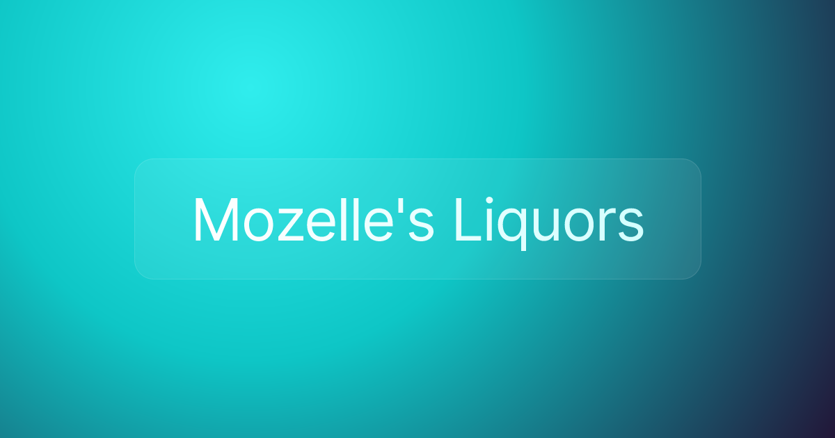 Mozelle's Liquors