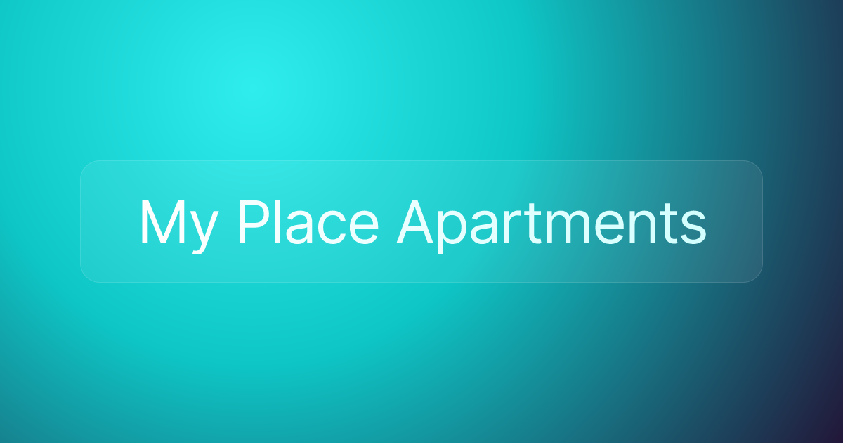My Place Apartments