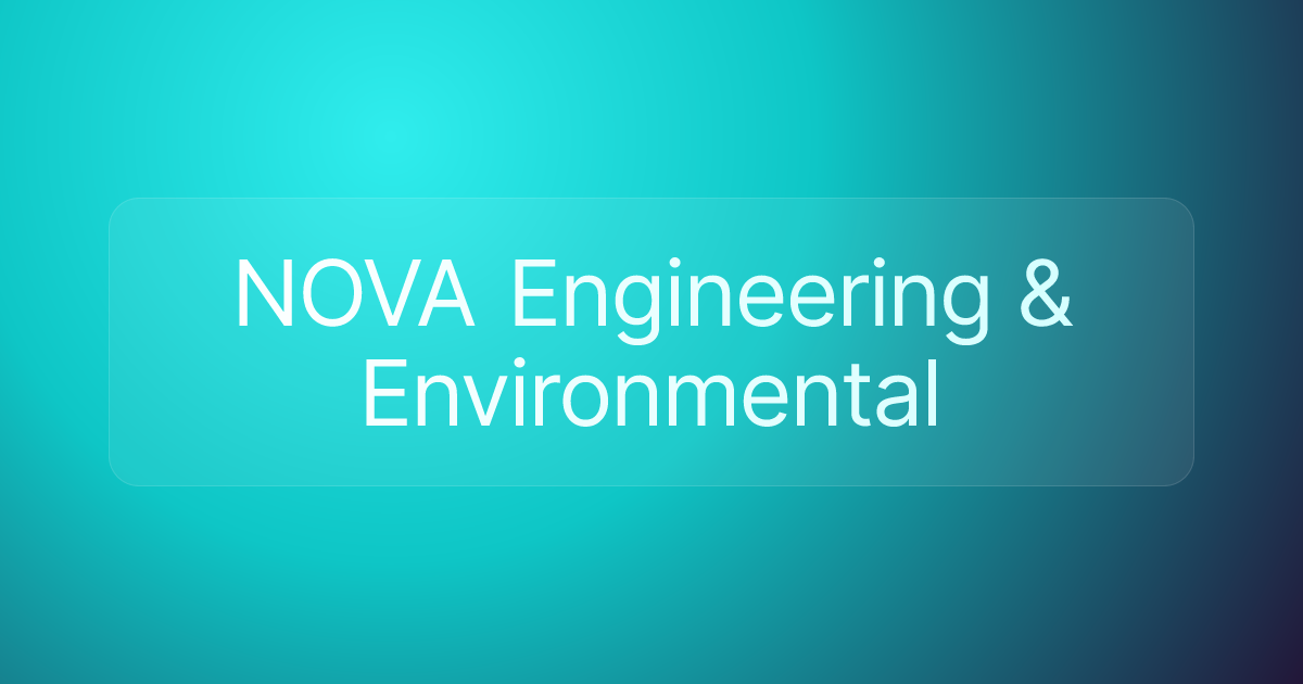 NOVA Engineering & Environmental