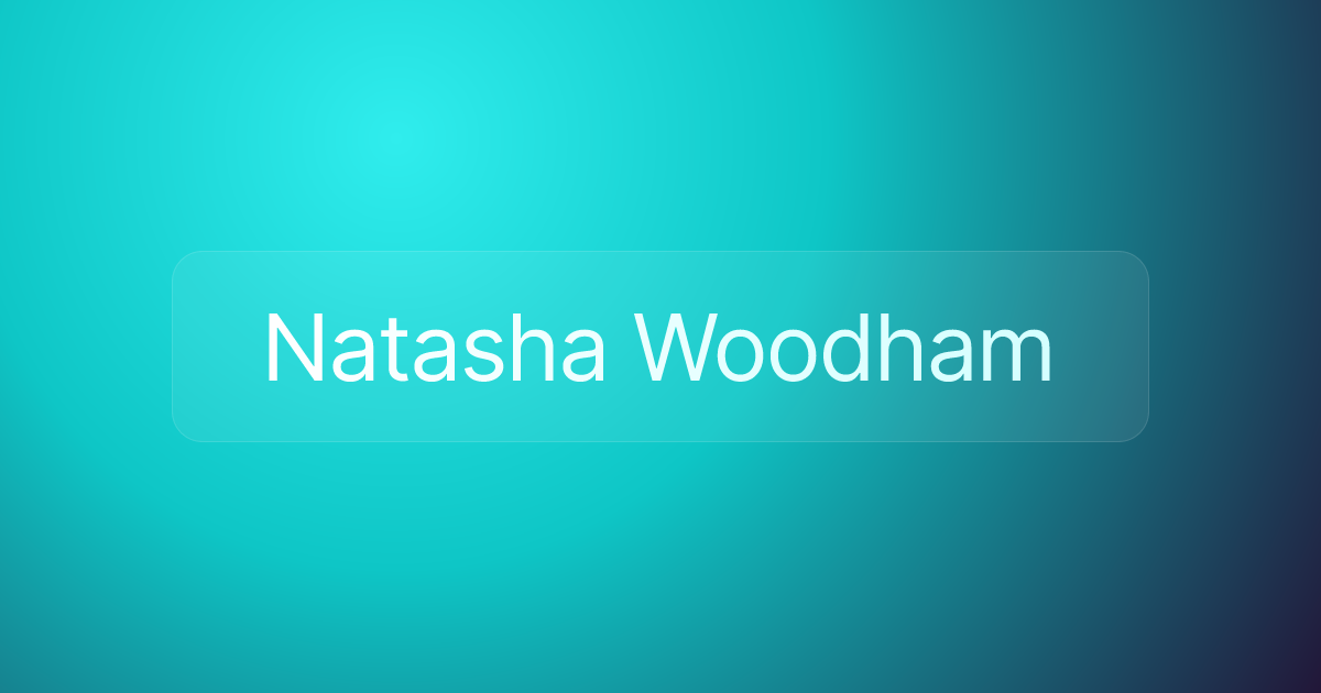 Natasha Woodham