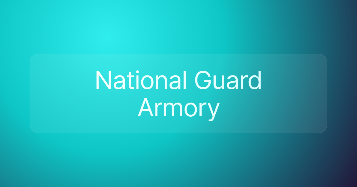 National Guard Armory
