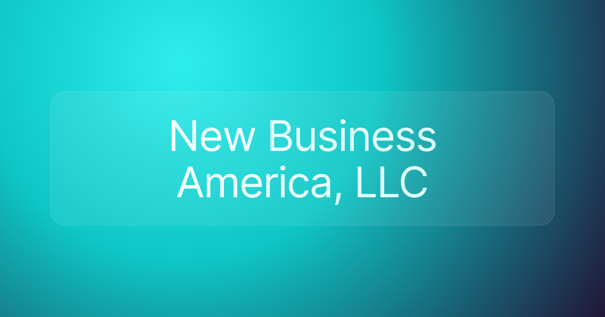 New Business America, LLC
