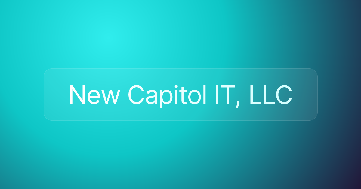 New Capitol IT, LLC