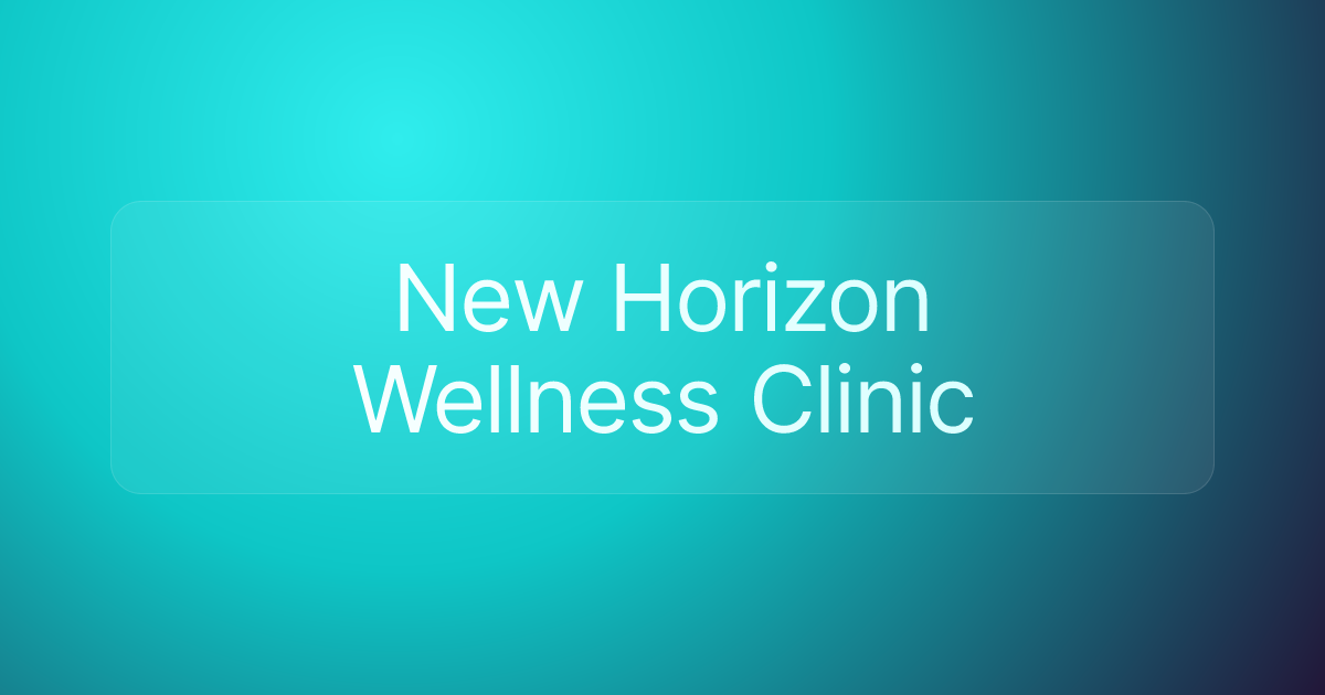 New Horizon Wellness Clinic