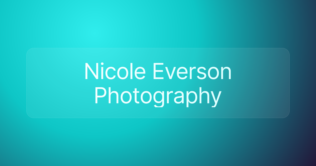 Nicole Everson Photography