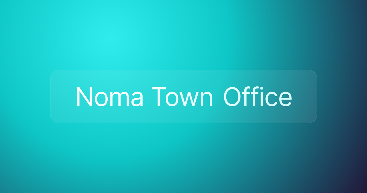 Noma Town Office
