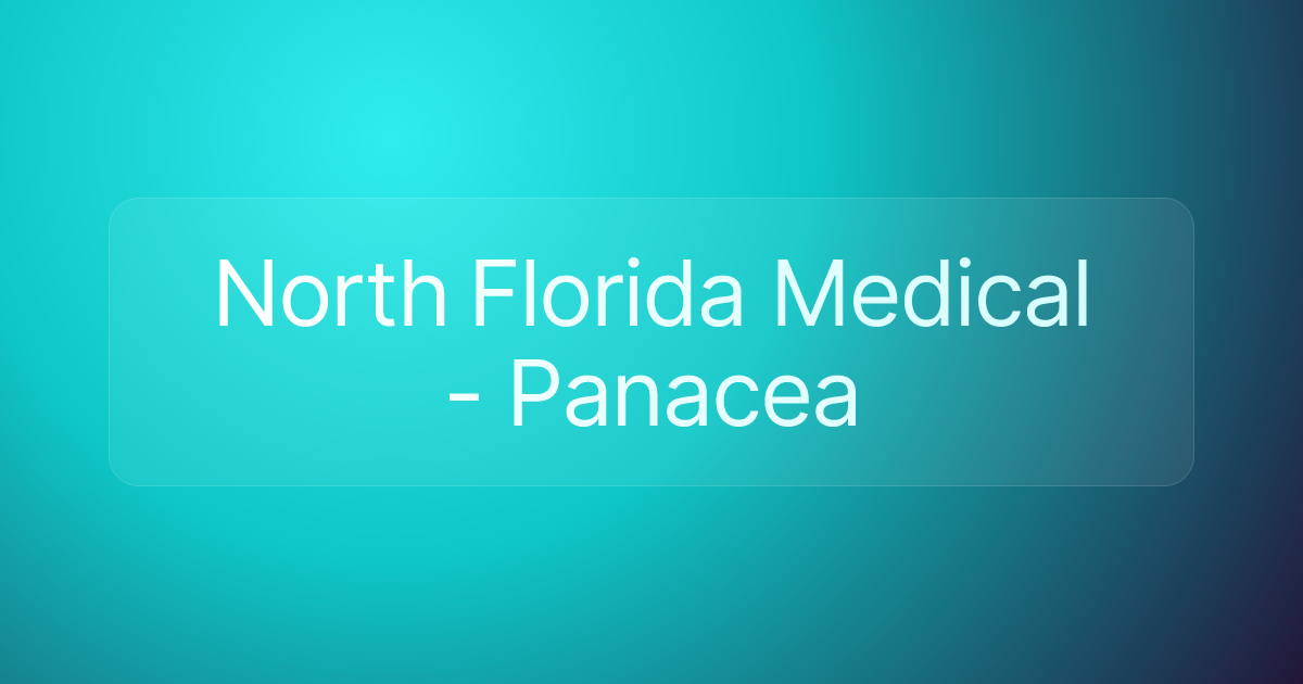 North Florida Medical - Panacea