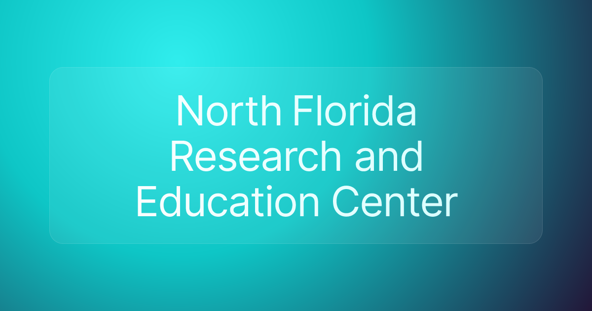 North Florida Research and Education Center