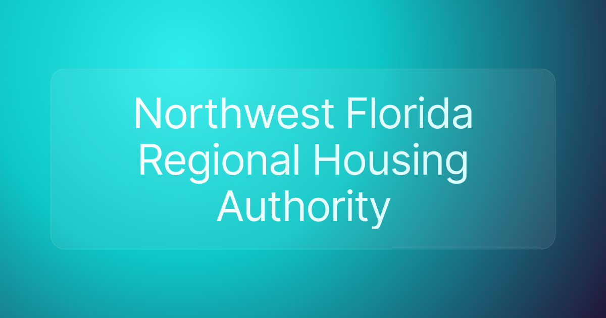 Northwest Florida Regional Housing Authority