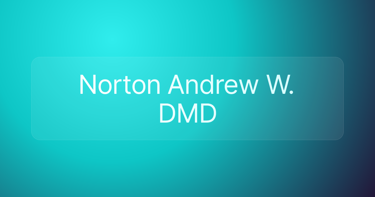 Norton Andrew W. DMD