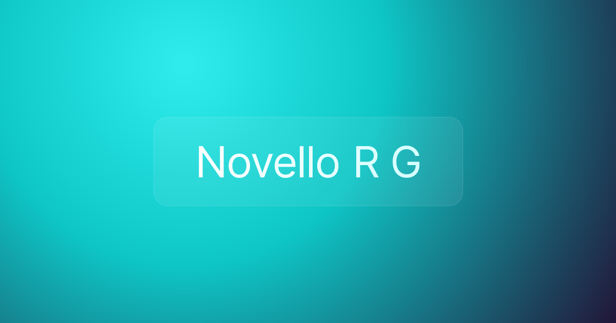Novello R G