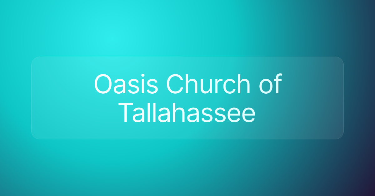 Oasis Church of Tallahassee