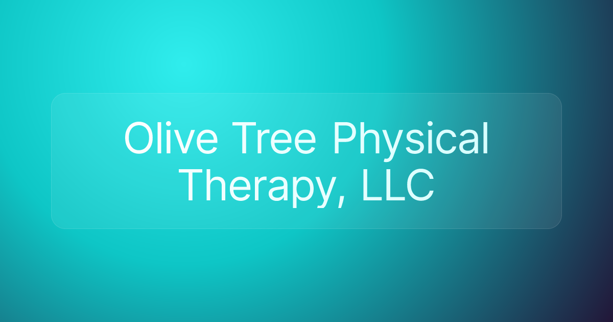 Olive Tree Physical Therapy, LLC