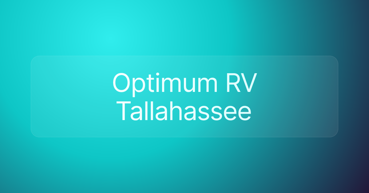 Optimum RV Tallahassee