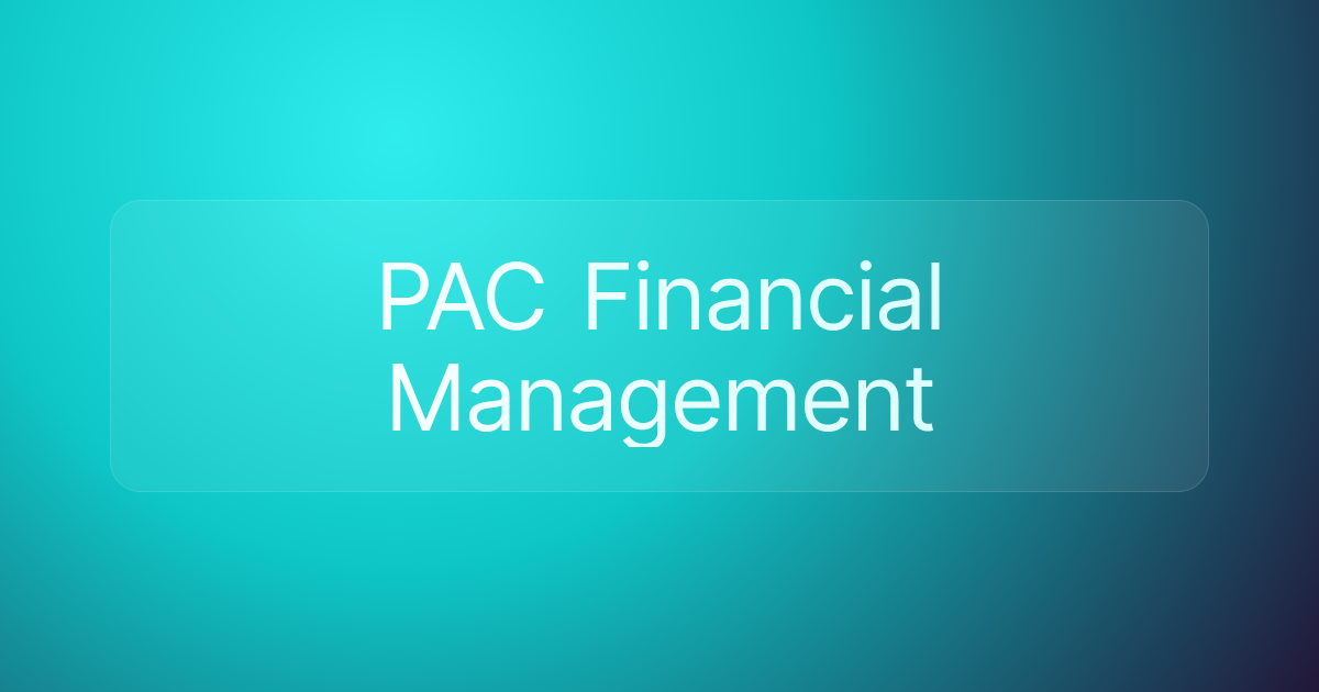 PAC Financial Management