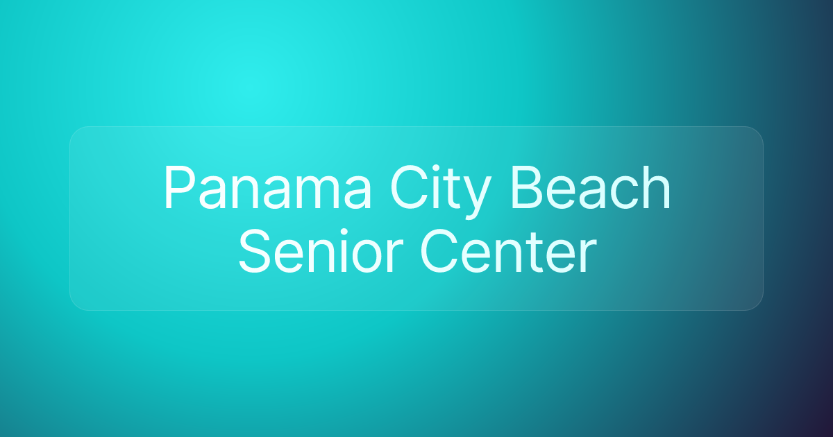 Panama City Beach Senior Center