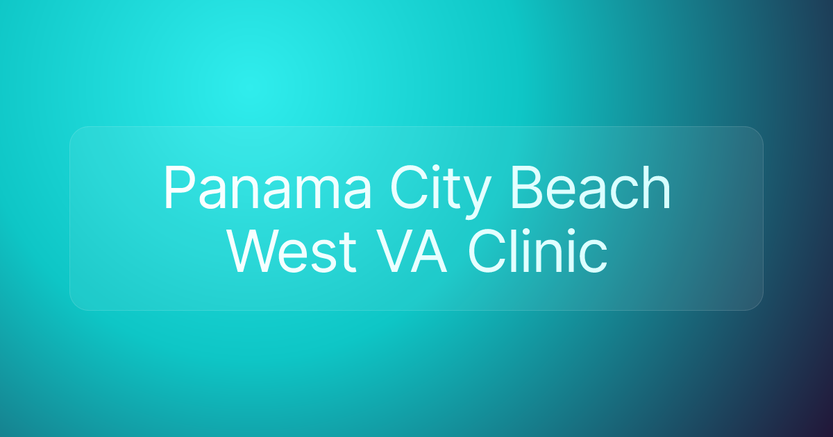 Panama City Beach West VA Clinic