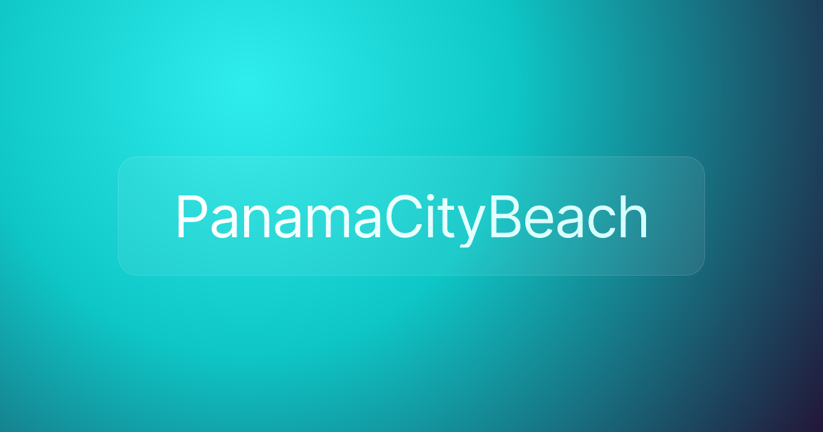 PanamaCityBeach