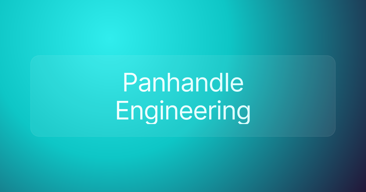 Panhandle Engineering
