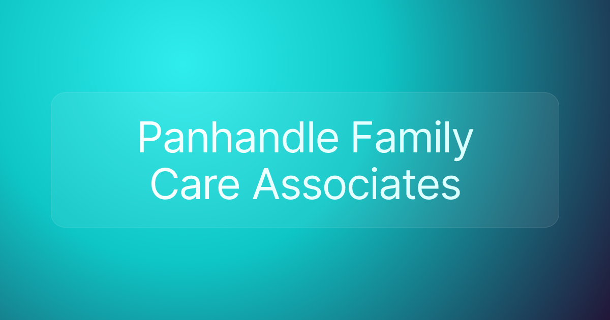 Panhandle Family Care Associates