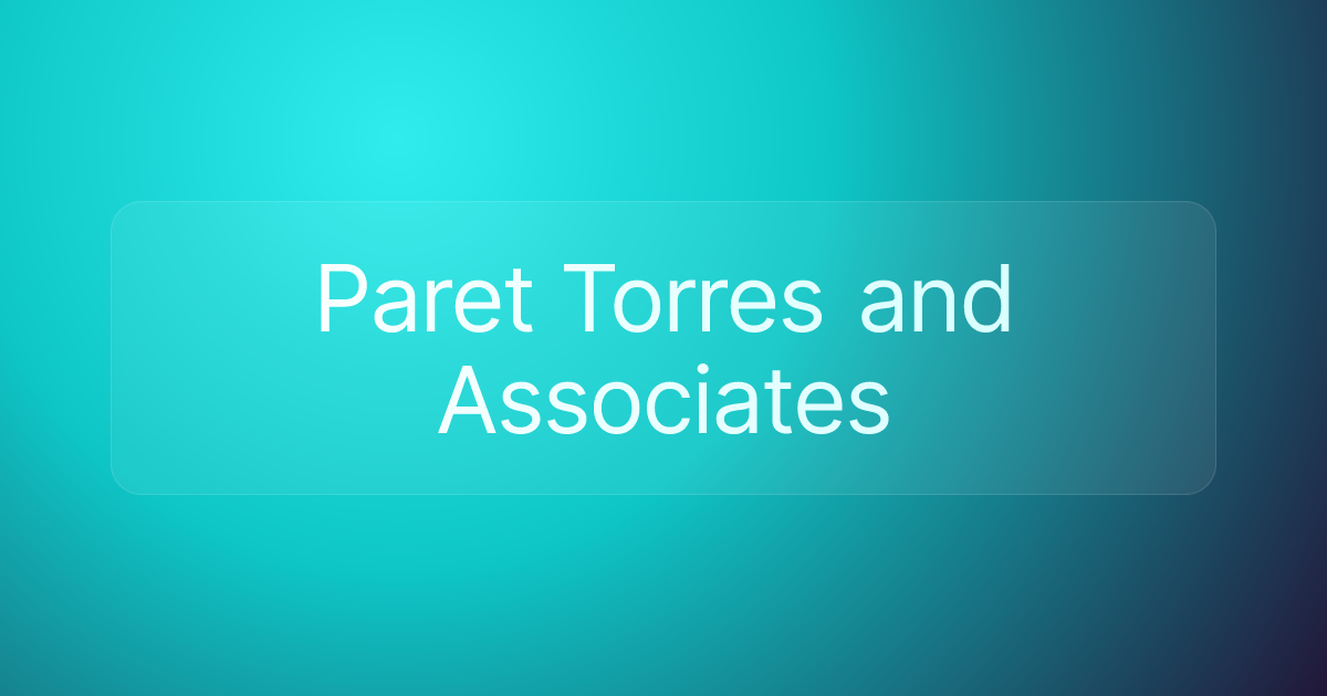 Paret Torres and Associates
