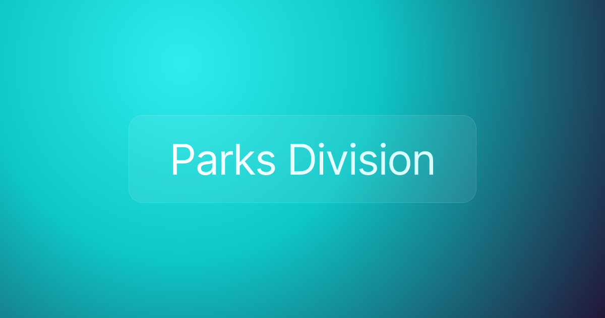 Parks Division