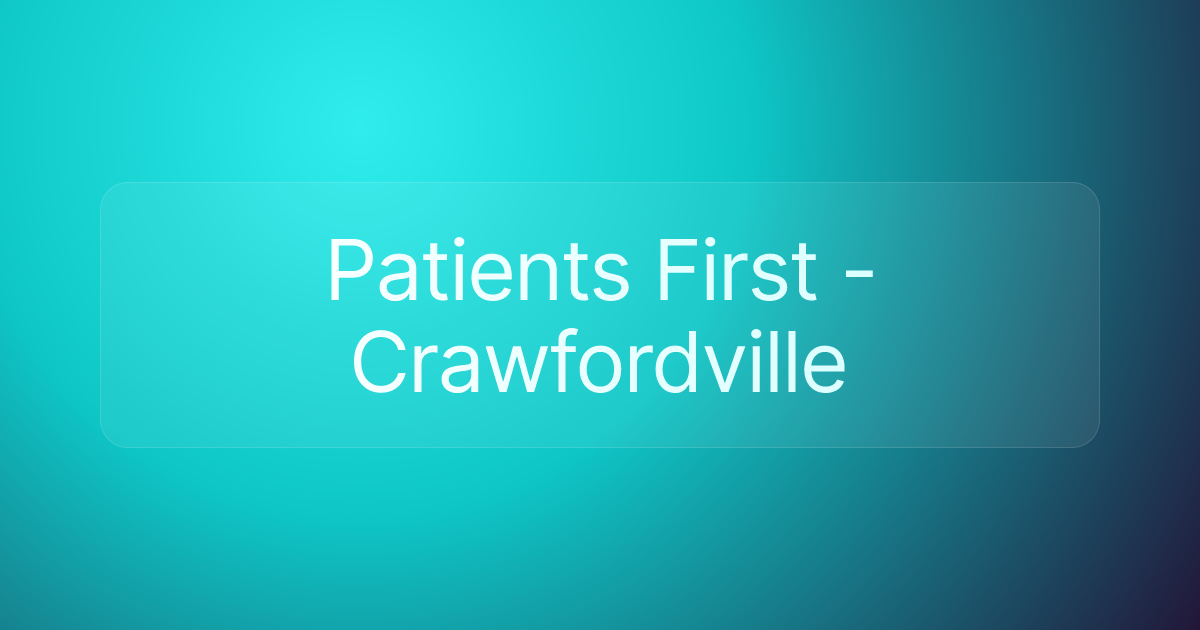 Patients First - Crawfordville