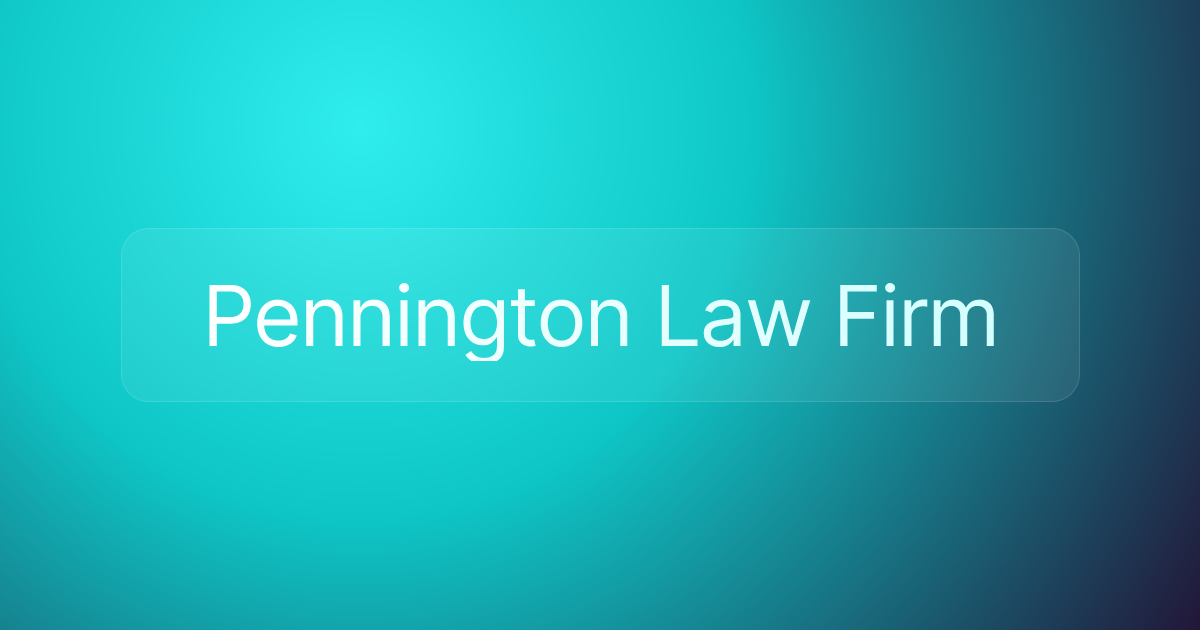 Pennington Law Firm