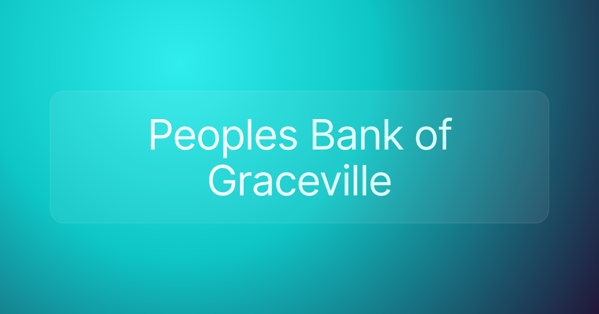 Peoples Bank of Graceville
