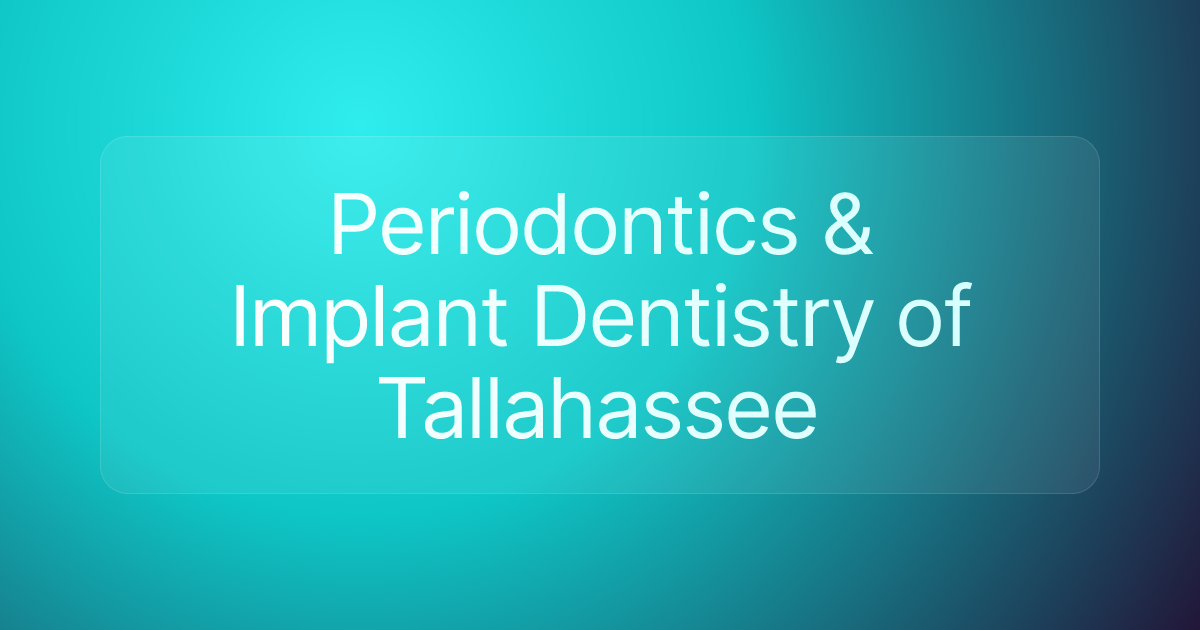 Periodontics & Implant Dentistry of Tallahassee