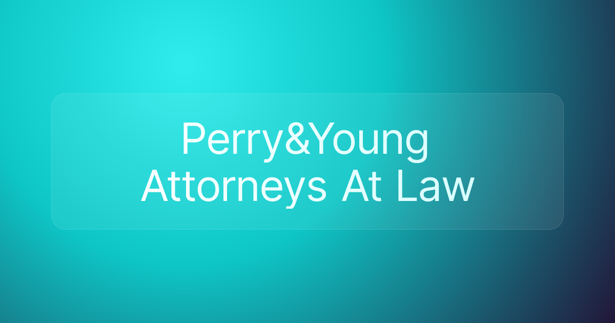 Perry&Young Attorneys At Law