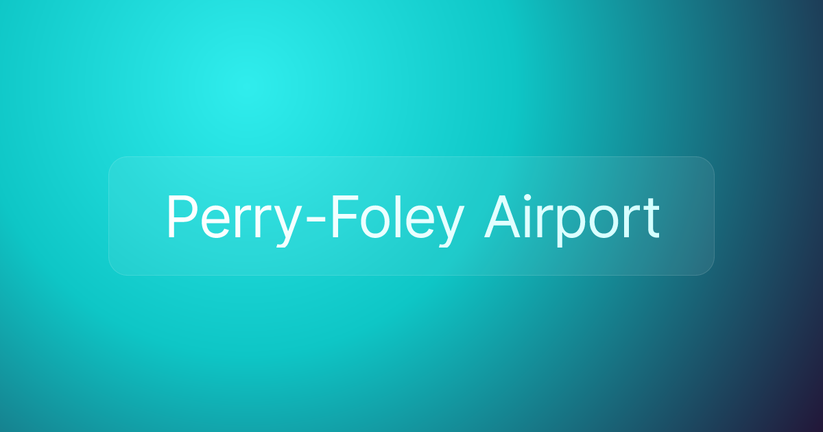 Perry-Foley Airport