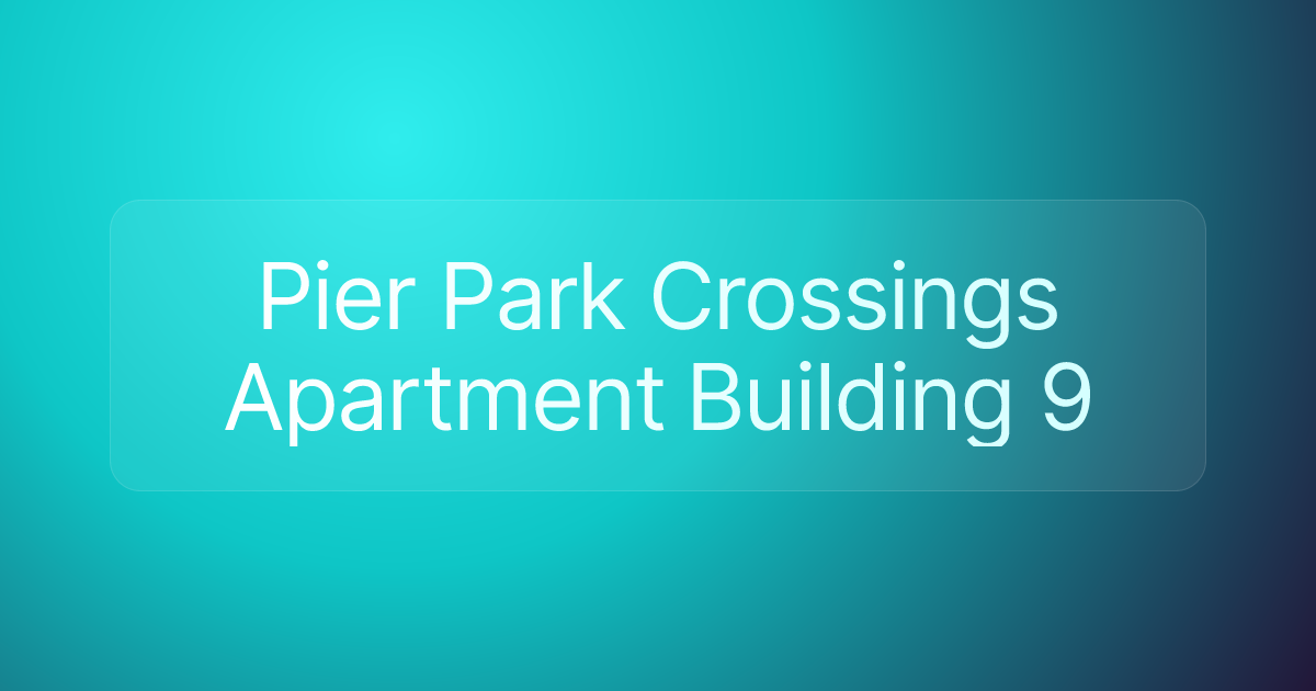 Pier Park Crossings Apartment Building 9