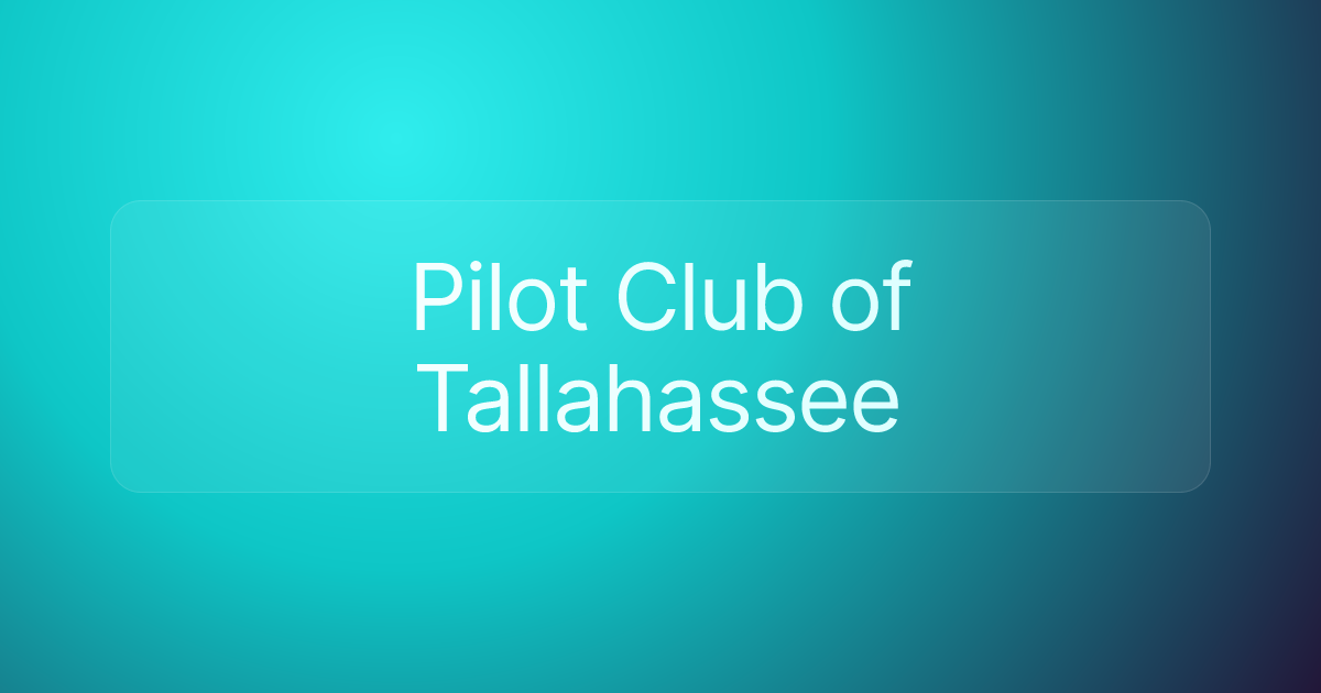 Pilot Club of Tallahassee